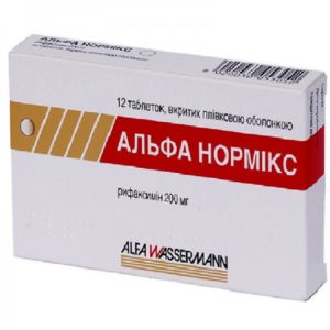 Alfa Normix Rifaximin 200mg 12 tabs